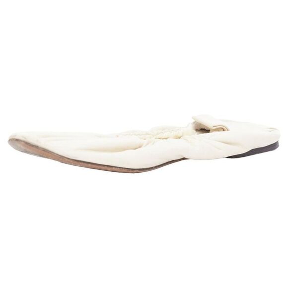 Pre Loved The Row Vintage Ballet Flats Gathered Topline Women brown | nude - Picture 4 of 6